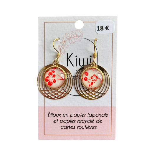 Boucles d’oreilles Kiwi et compagnie