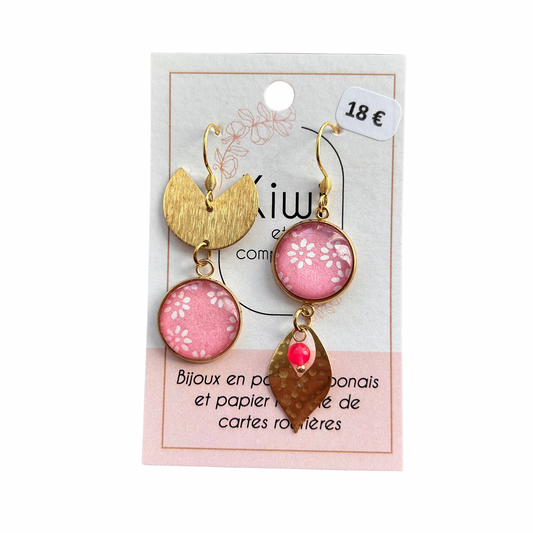 Boucles d’oreilles Kiwi et compagnie
