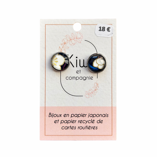 Boucles d’oreilles puces Kiwi et compagnie