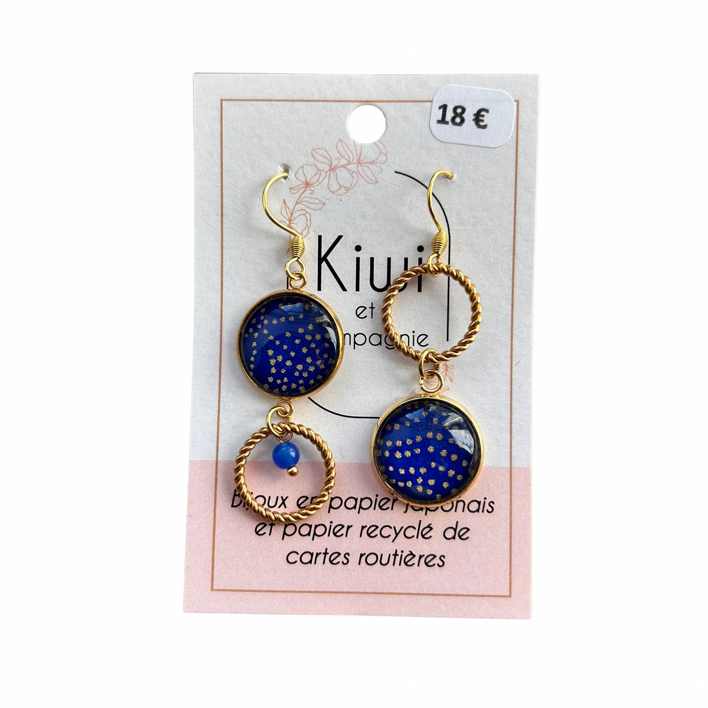Boucles d’oreilles Kiwi et compagnie