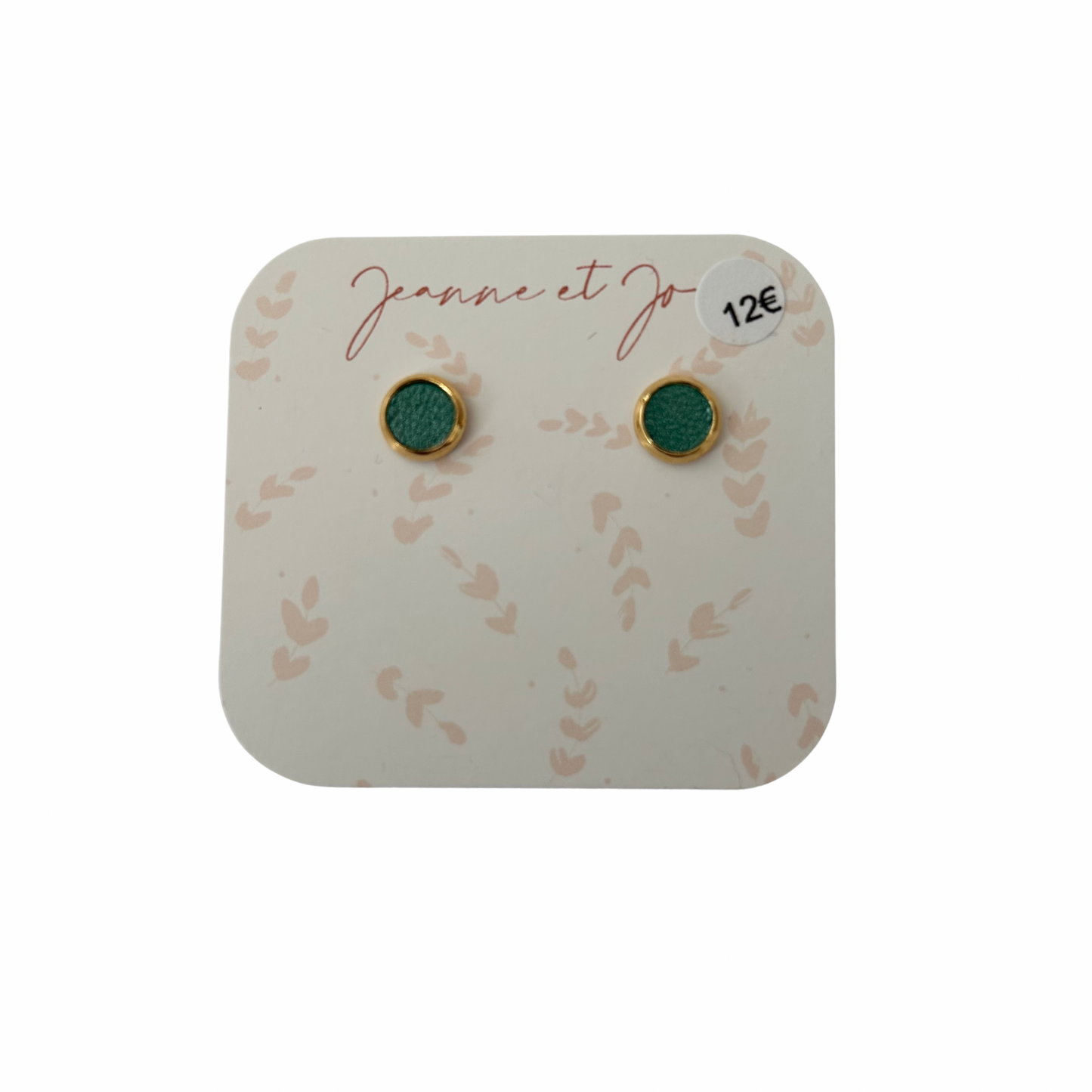 Puces d’oreilles clou Jeanne et Jo