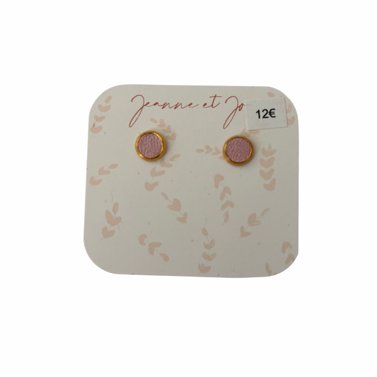 Puces d’oreilles clou Jeanne et Jo