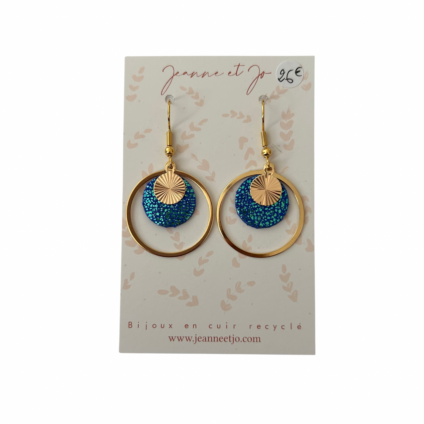 Boucles d’oreilles Gaia Jeanne et Jo