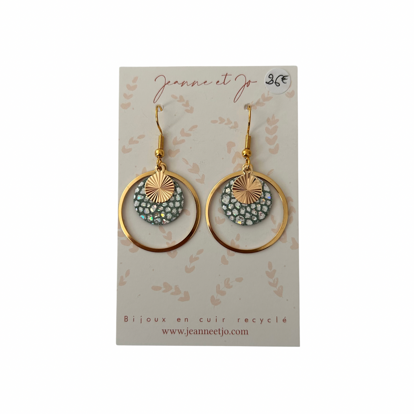Boucles d’oreilles Gaia Jeanne et Jo