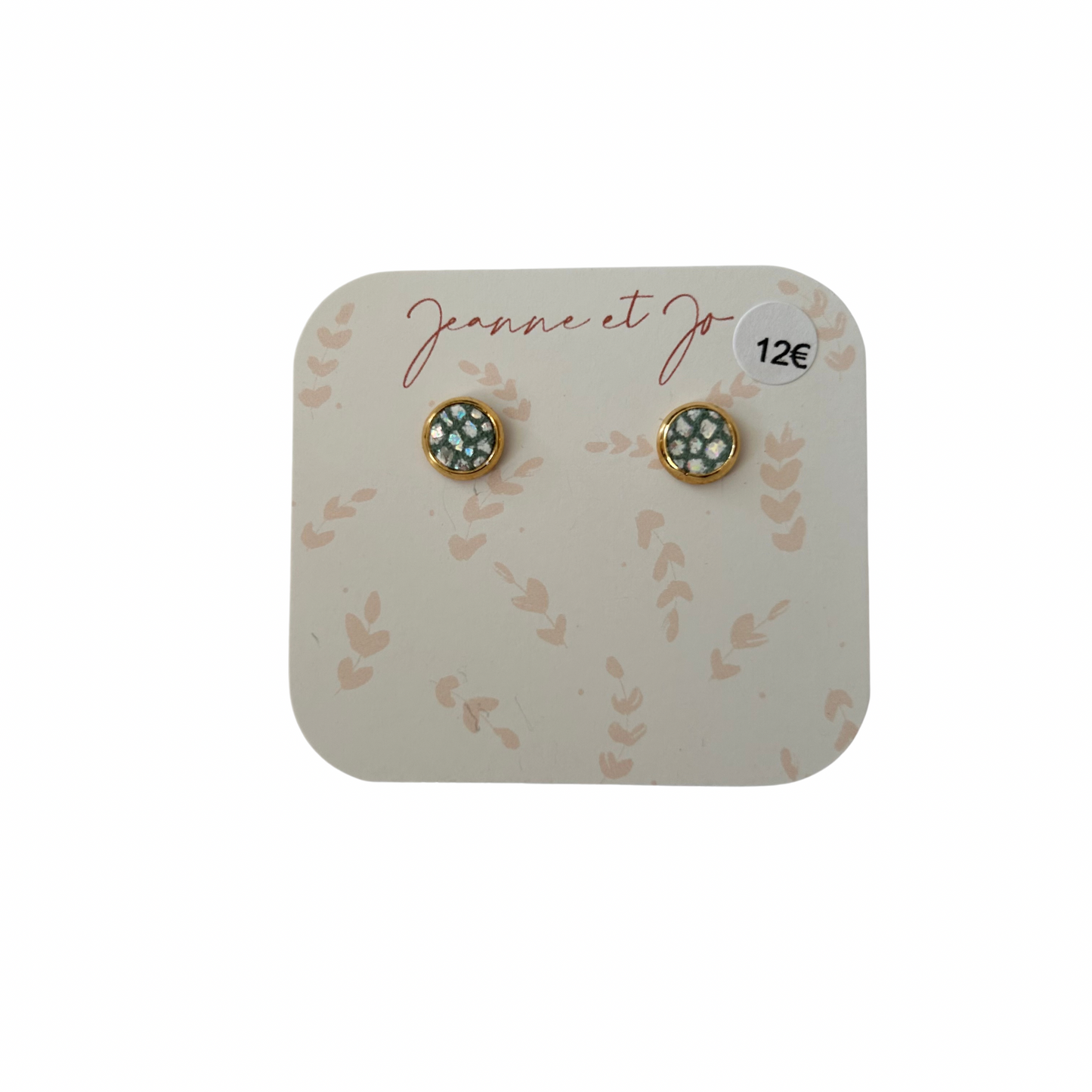 Puces d’oreilles clou Jeanne et Jo