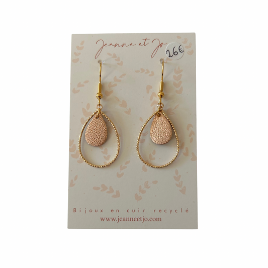 Boucles d’oreilles Goutte Jeanne et Jo