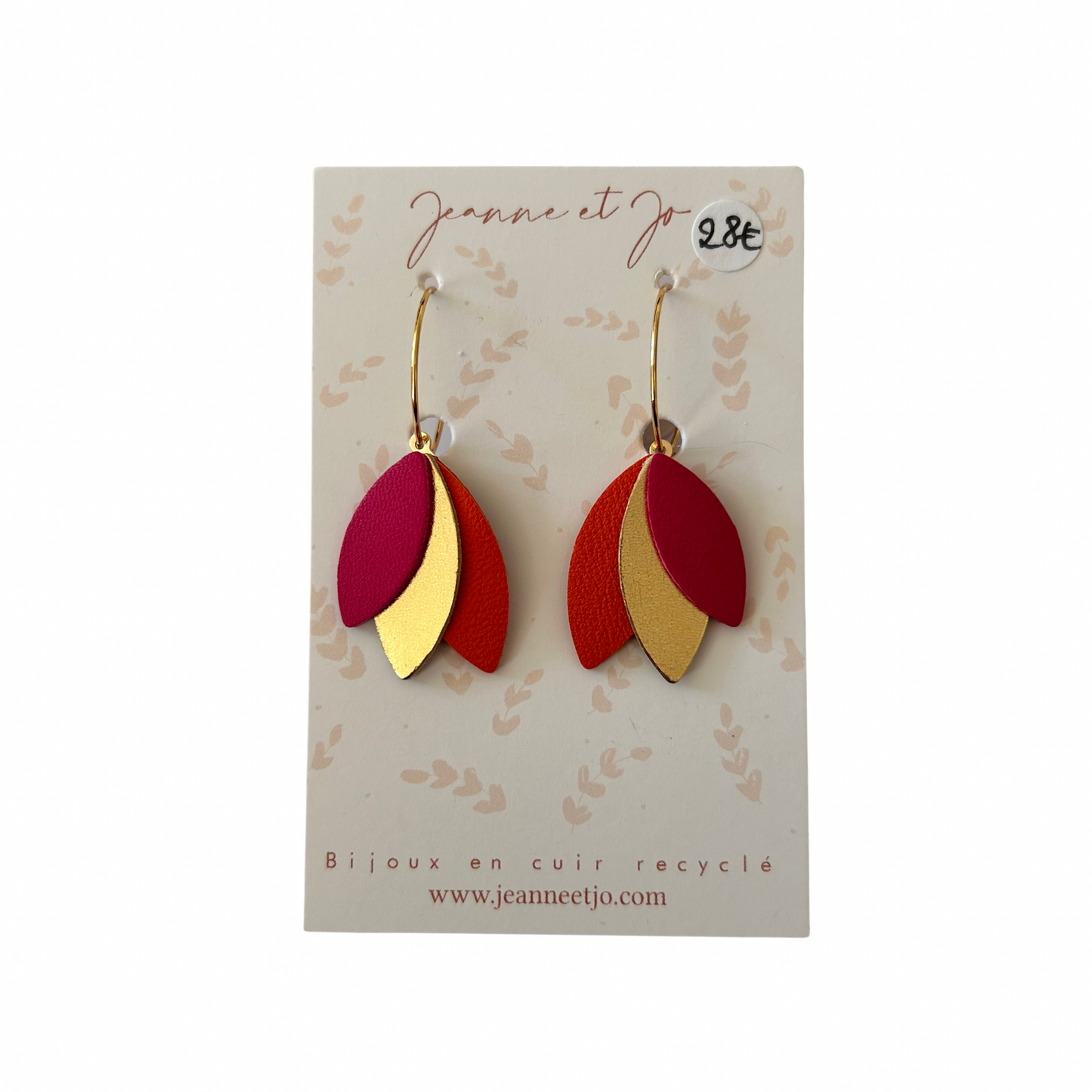 Boucles d’oreilles créoles Jesse Jeanne et Jo