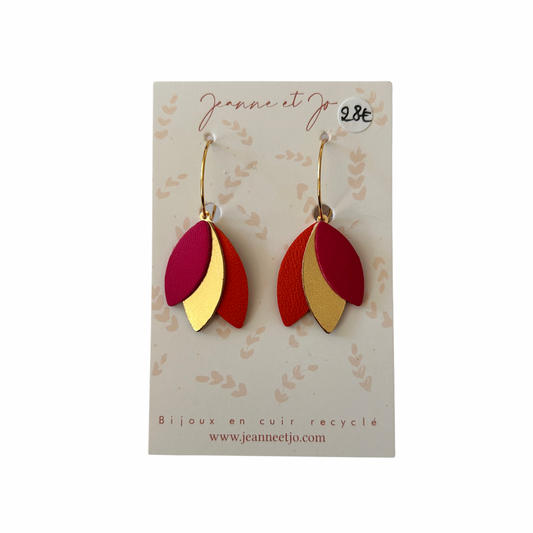 Boucles d’oreilles créoles Jesse Jeanne et Jo