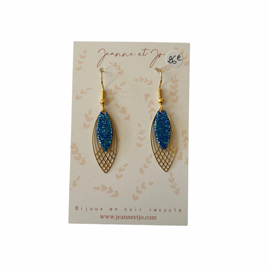 Boucles d’oreilles Rose Jeanne et Jo