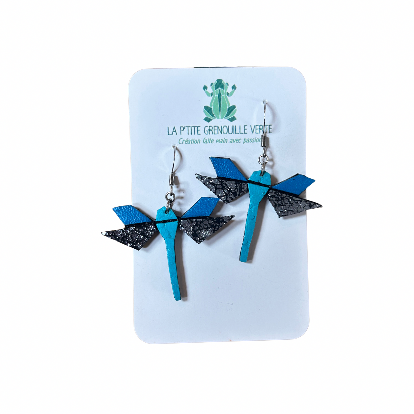 Boucles d’oreilles Nina La p’tite grenouille verte