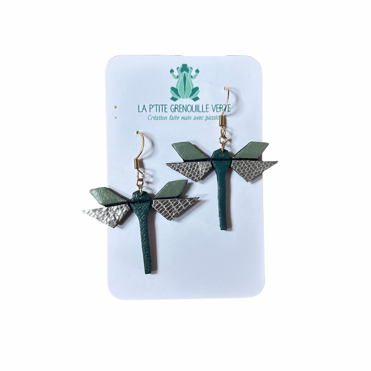 Boucles d’oreilles Nina La p’tite grenouille verte