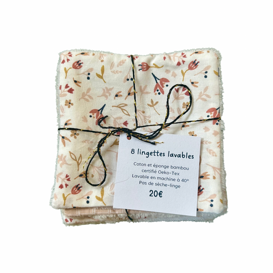 Lingettes lavables Milie Créas