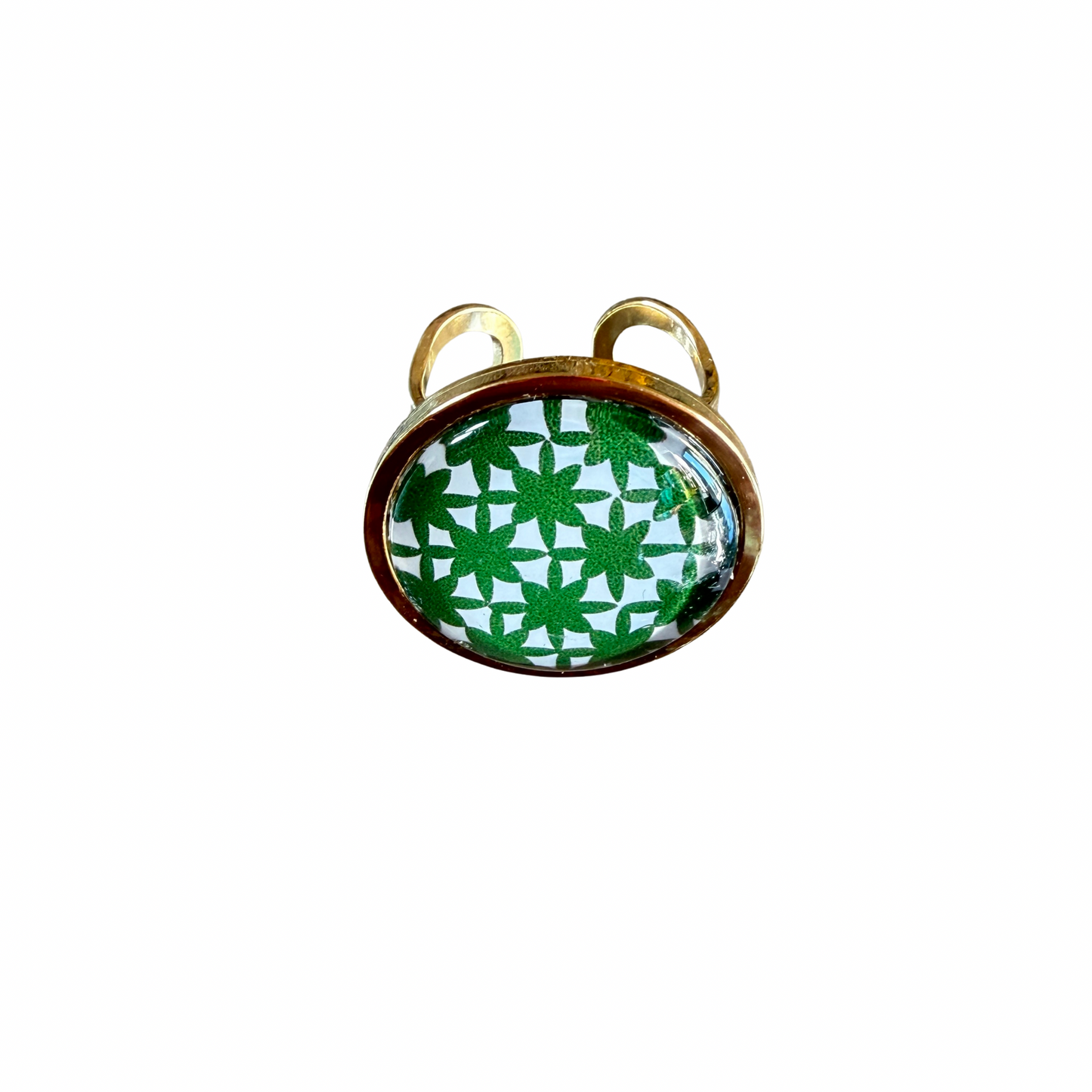 Bague cabochon Dans l’air du temps