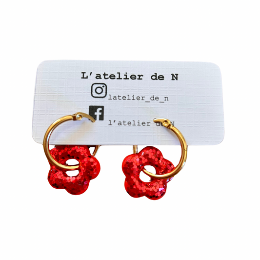 Boucles d’oreilles Sylvette L’atelier de N