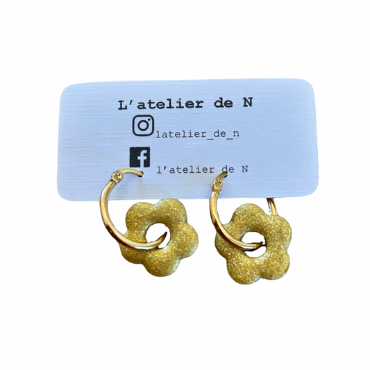 Boucles d’oreilles Sylvette L’atelier de N