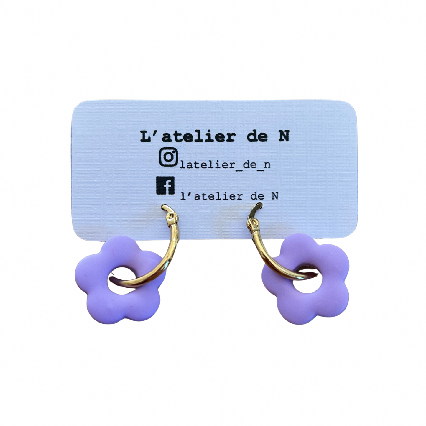 Boucles d’oreilles Sylvette L’atelier de N