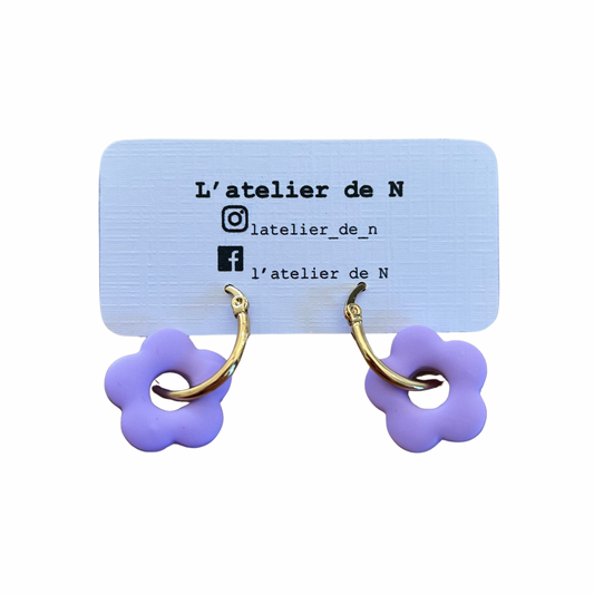 Boucles d’oreilles Sylvette L’atelier de N