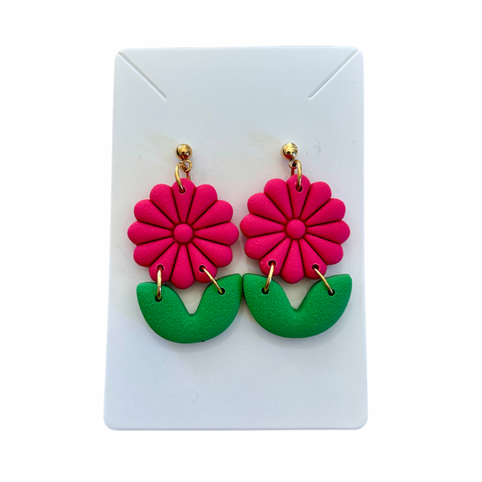 Boucles d’oreilles Fleur L’atelier de N