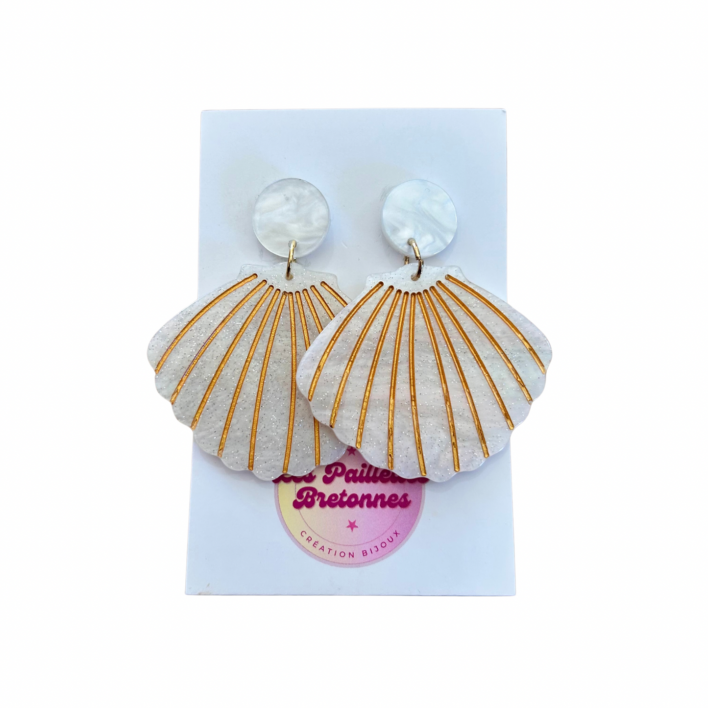 Boucles d’oreilles Les paillettes bretonnes