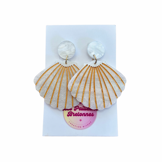 Boucles d’oreilles Les paillettes bretonnes