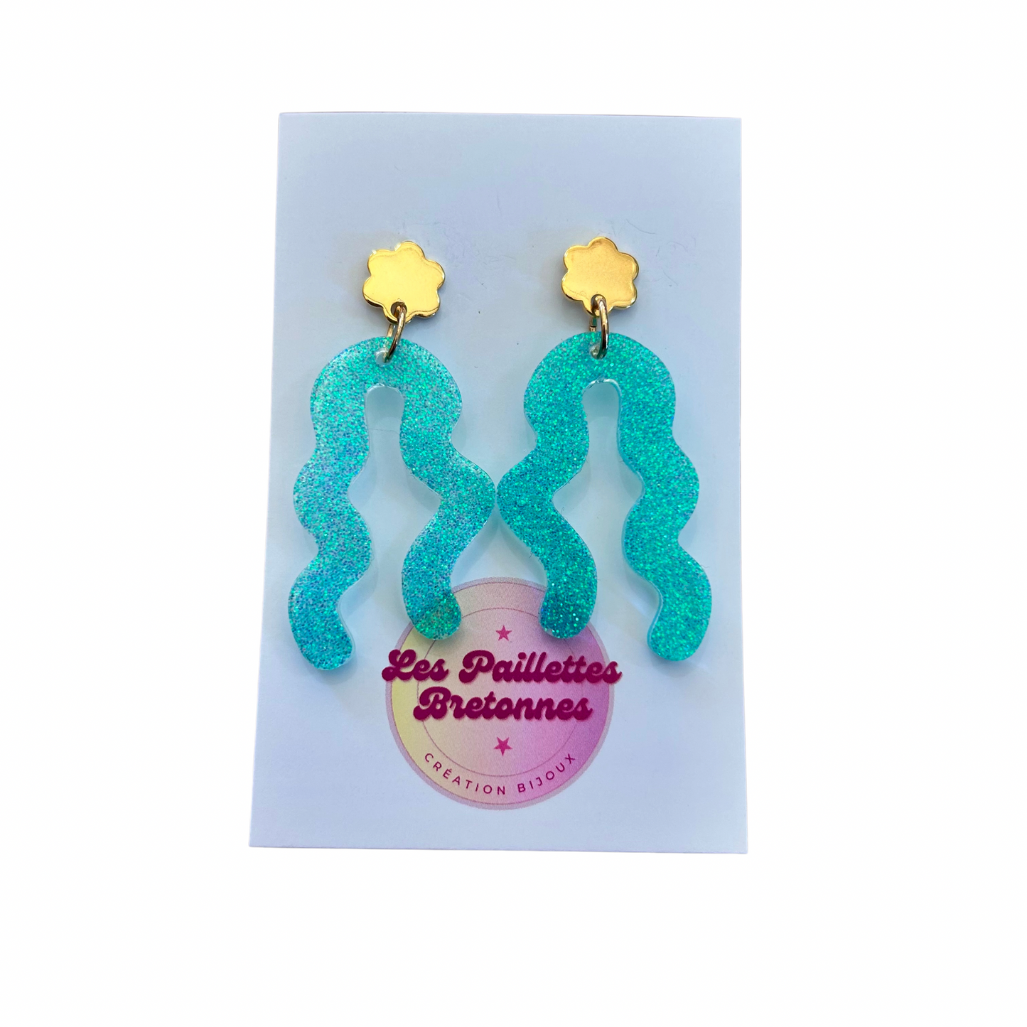 Boucles d’oreilles Les paillettes bretonnes