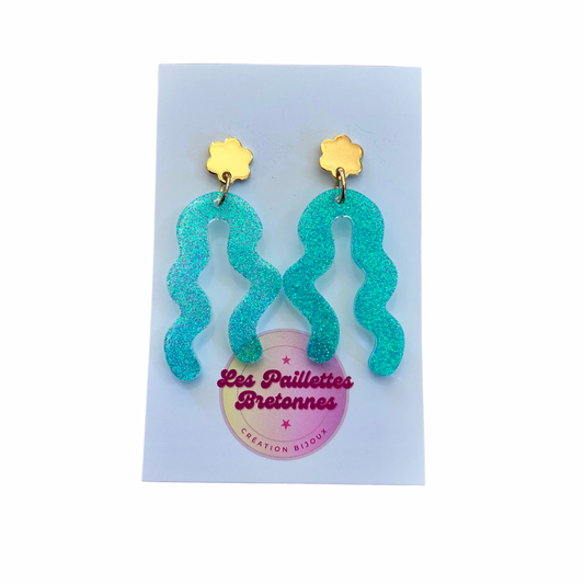 Boucles d’oreilles Les paillettes bretonnes