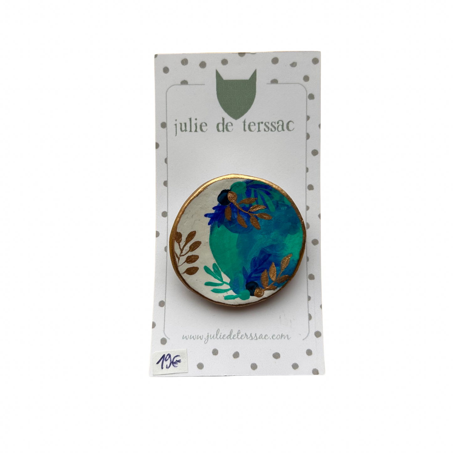 Broche Lune Julie Deterssac