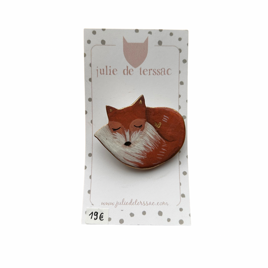 Broche renard Julie Deterssac
