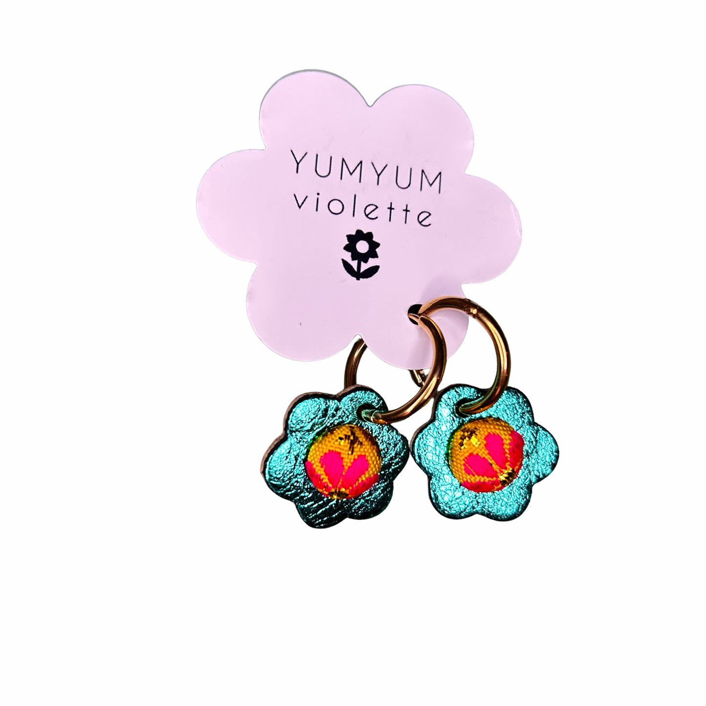Boucles d’oreilles “Ginette” – YumYum Violette