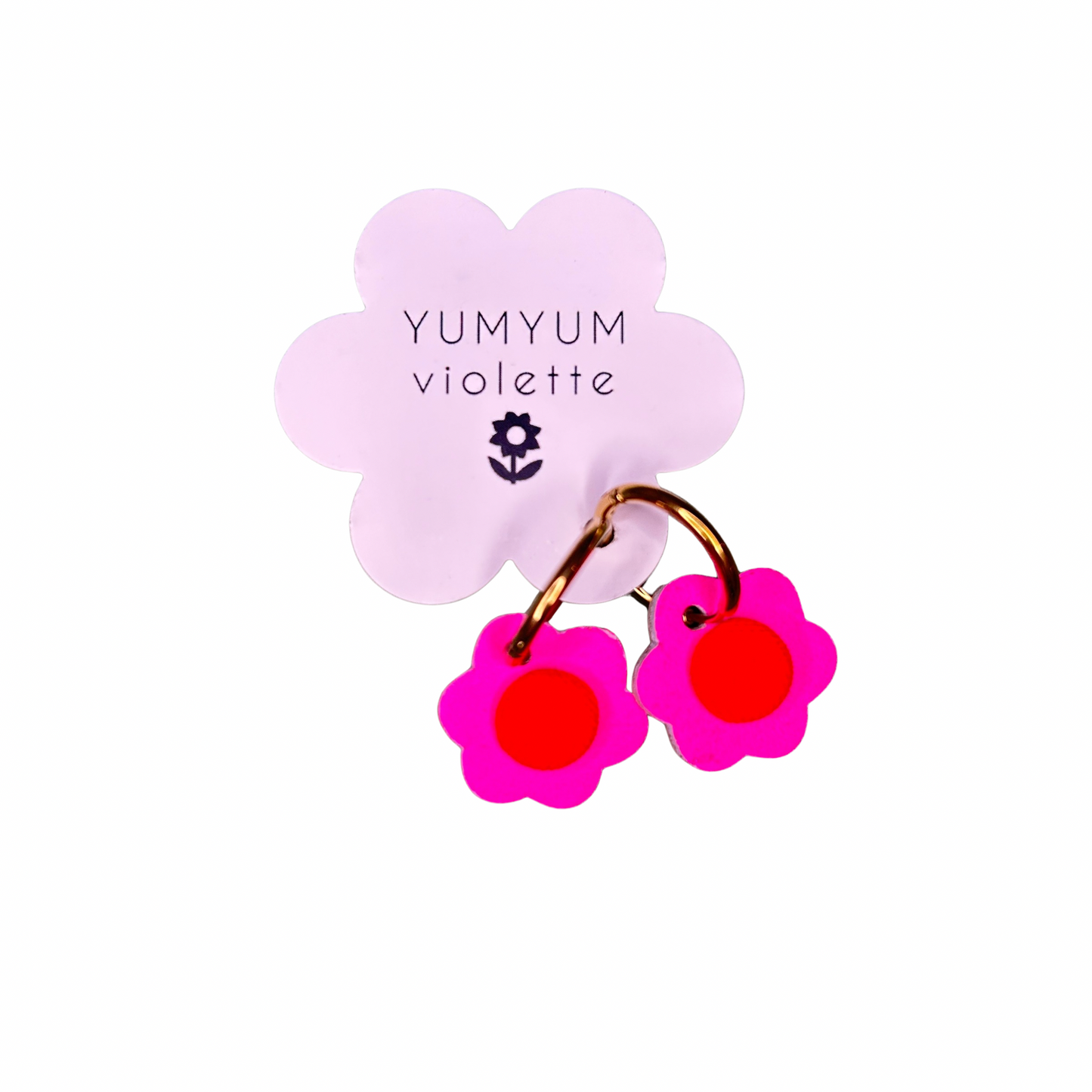 Boucles d’oreilles “Ginette” – YumYum Violette