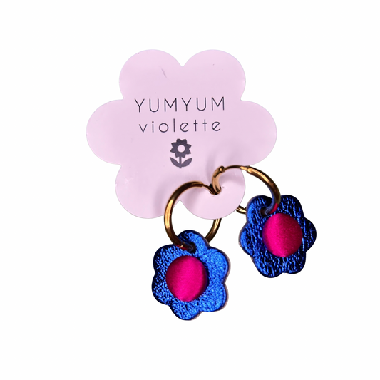 Boucles d’oreilles “Ginette” – YumYum Violette