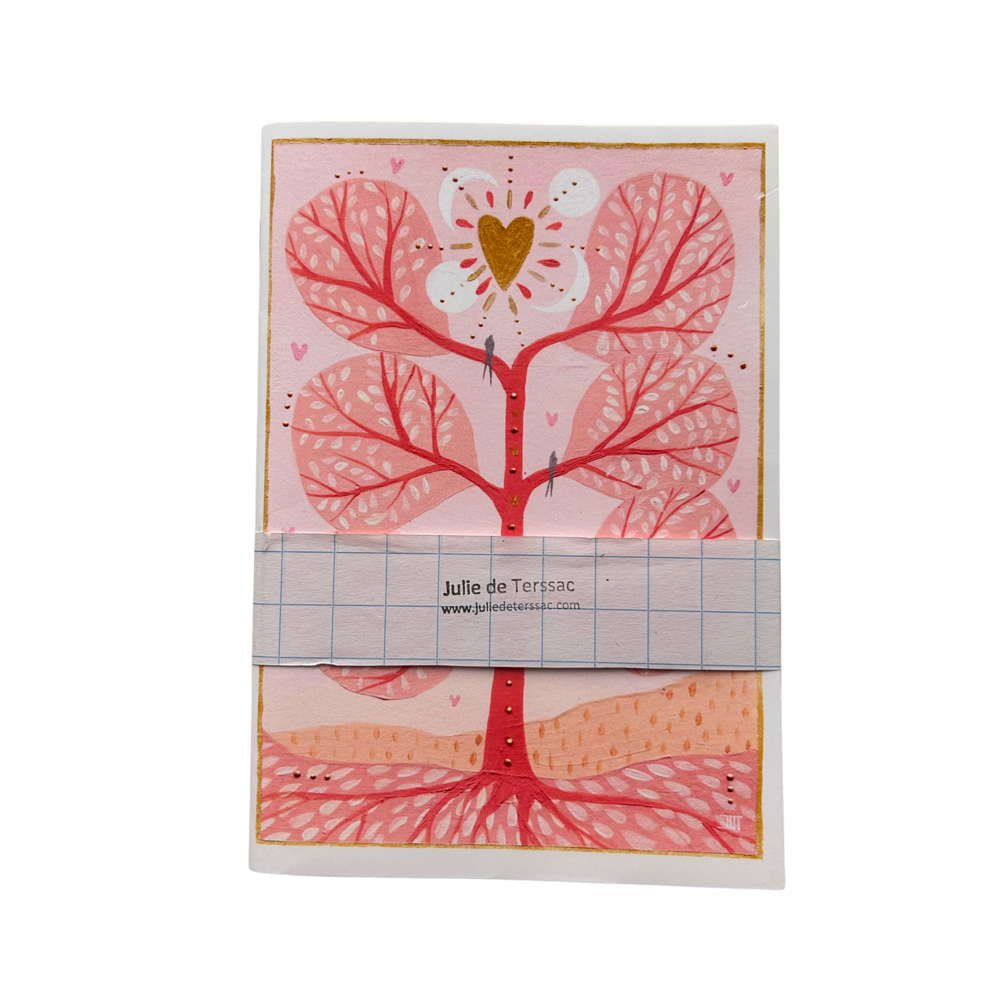 Carnet arbre rose Julie Deterssac