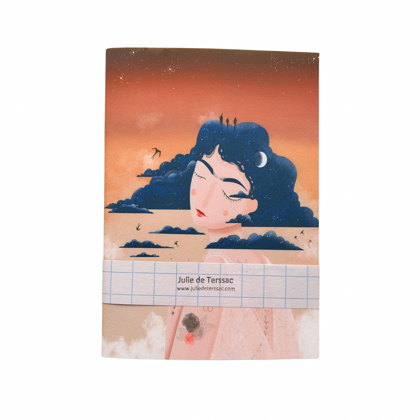 Carnet femme nuages Julie Deterssac