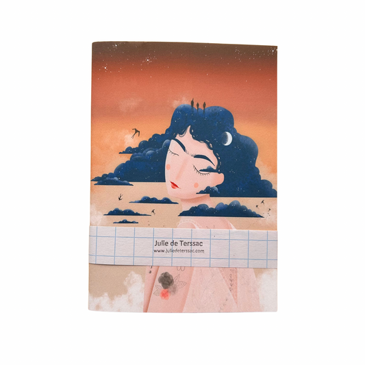 Carnet femme nuages Julie Deterssac