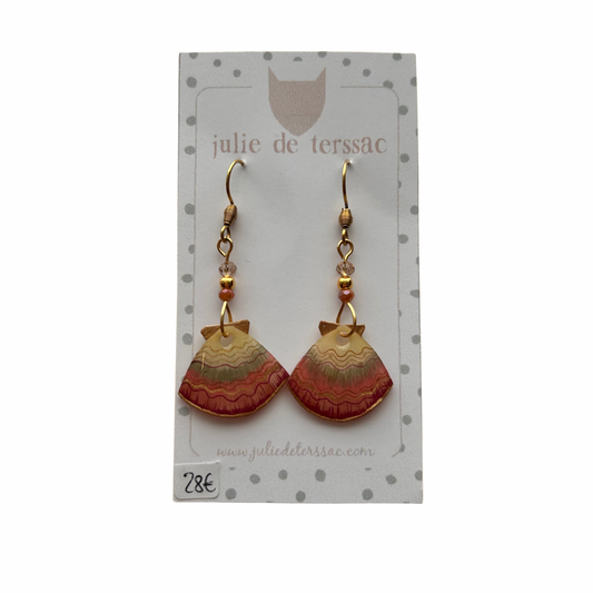 Boucles d’oreilles coquillages Julie Deterssac