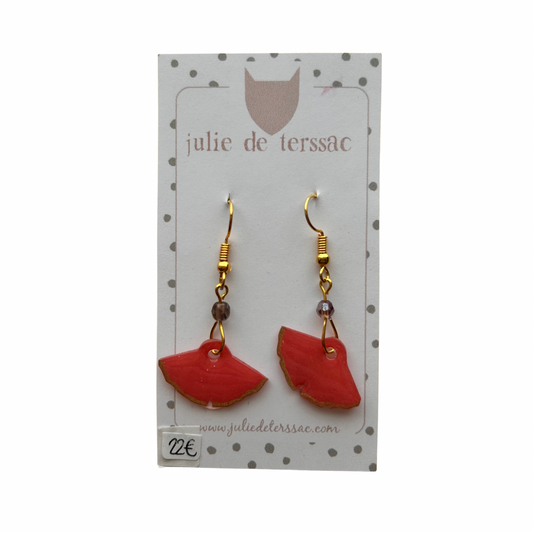 Boucles d’oreilles Feuille Julie Deterssac