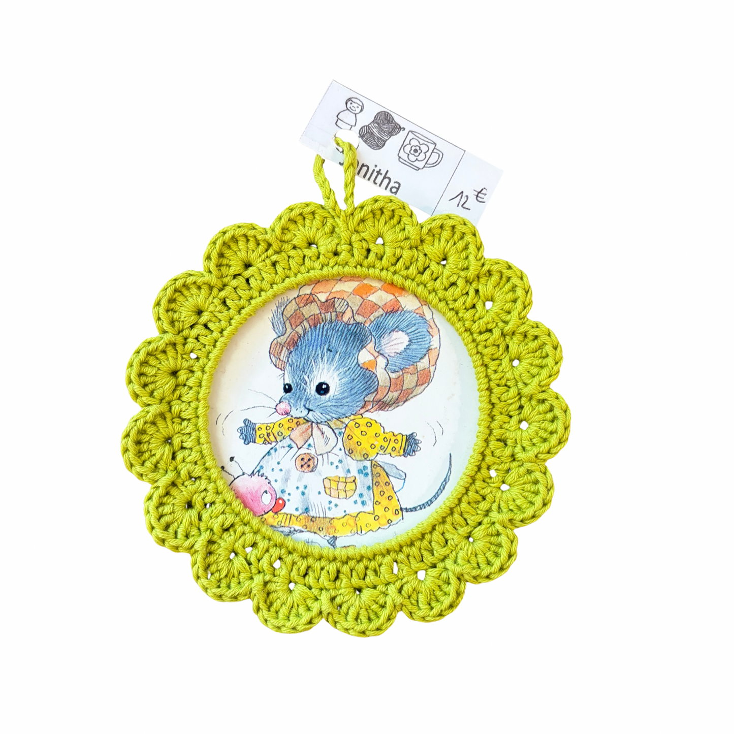 Cadre en crochet vintage Jonitha