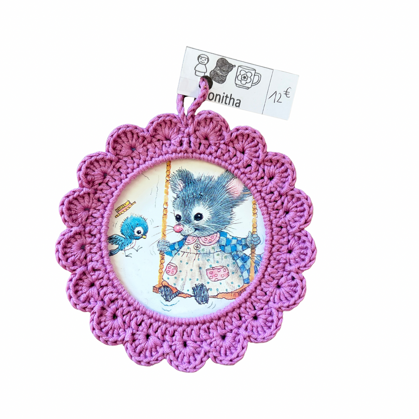 Cadre en crochet vintage Jonitha