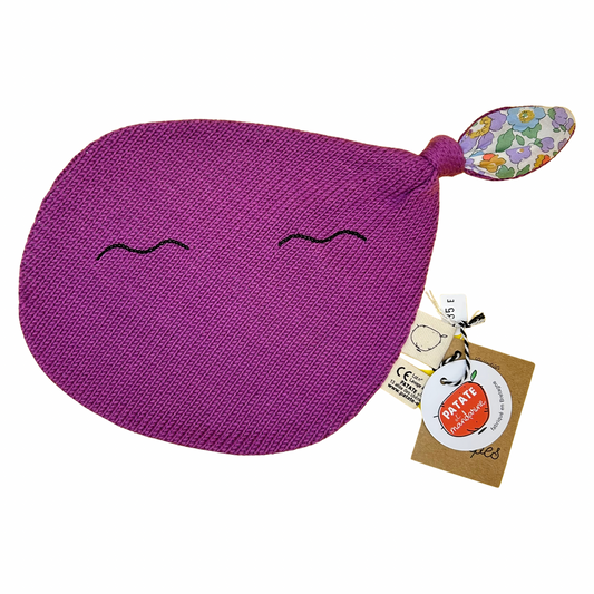 Doudou petite crêpe Patate et Mandarine