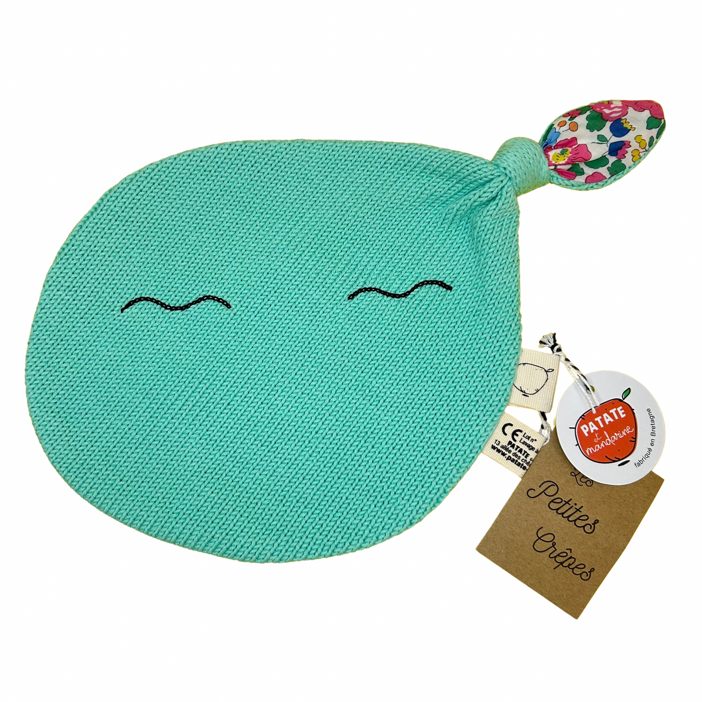 Doudou petite crêpe Patate et Mandarine