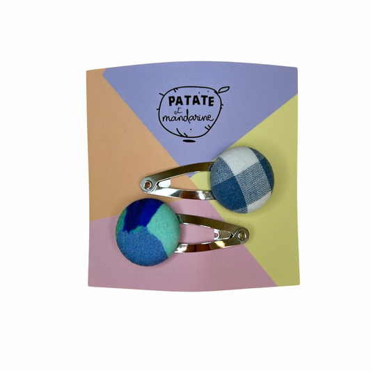 Barrettes Patate et mandarine