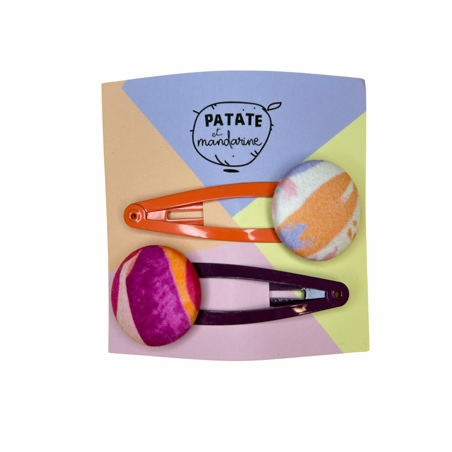 Barrettes patate et mandarine