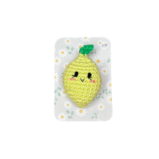 Broche citron Jonitha boutique