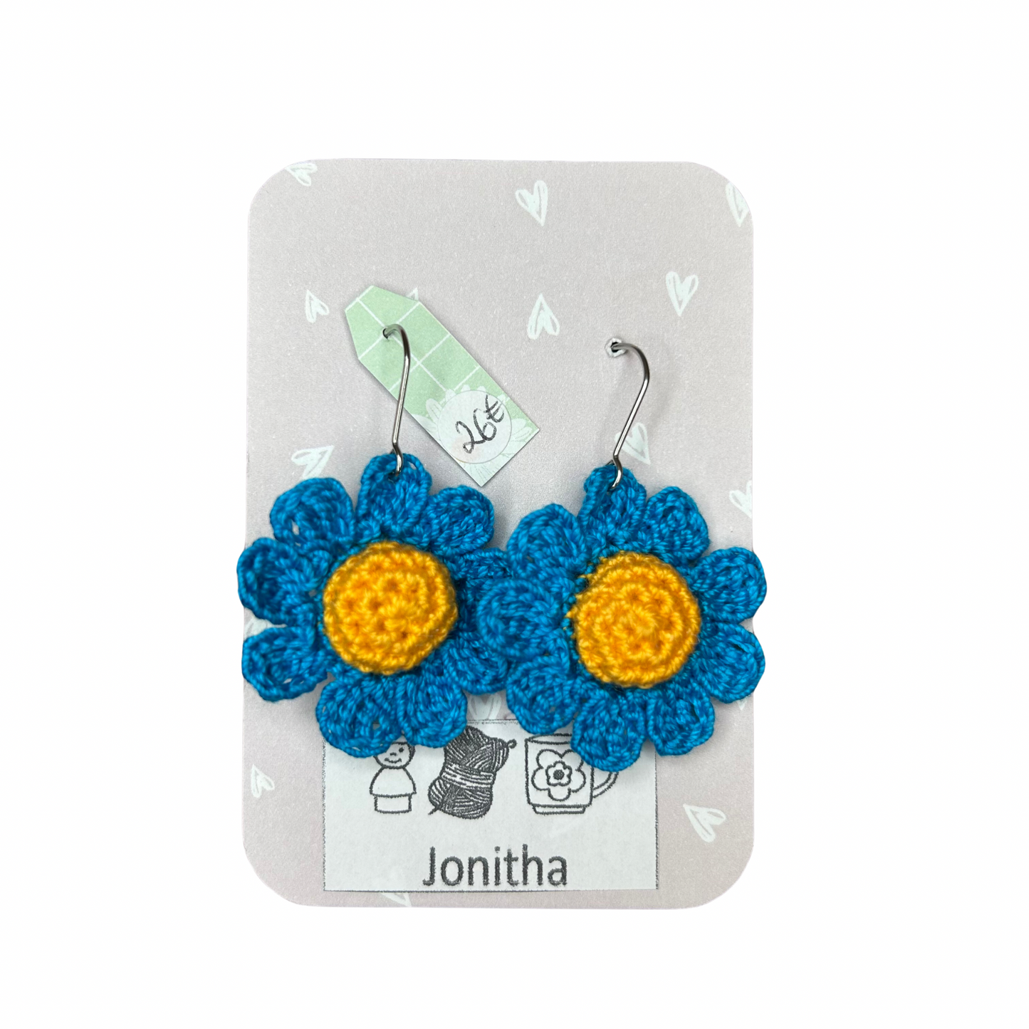 Boucles d’oreilles fleur Jonitha boutique