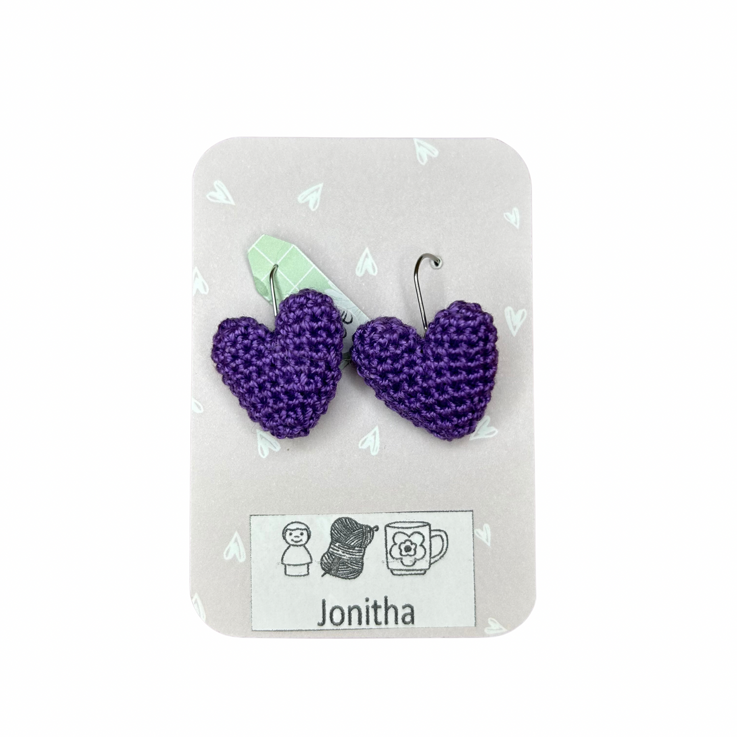 Boucles d’oreilles cœur Jonitha boutique