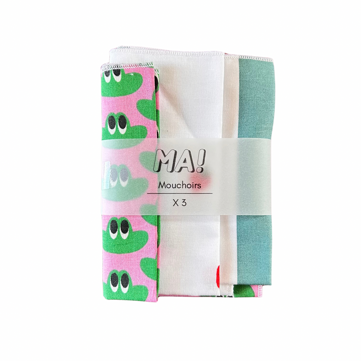 3 mouchoirs Machatatelier
